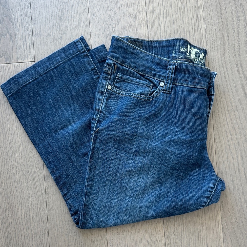Angels Dark Blue Straight Leg Jeans